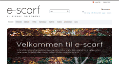 Desktop Screenshot of e-scarf.dk