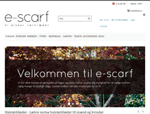 Tablet Screenshot of e-scarf.dk